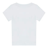 Guess T-Shirt Girocollo Tinta Unita con Logo per Neonata K5RI00K6YW4XX BIANCO GUESS 
