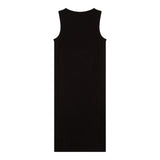 Calvin Klein Abito tinta unita Giromanica con Logo Nero per Bambina IG0IG02906XXX NERO CALVIN KLEIN 