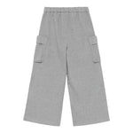 IL GUFO pantalone modello a palazzo tinta unita con tasconi Grigio per Bambina A24PL432W0003 GRIGIO IL GUFO 