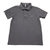 Suns68 Polo Mezza Manica Tinta Unita con Logo per Bambino CPA35301 GRIGIO SUNS68 