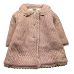 PAZ RODRIGUEZ cappotto tinta unita con ricami Rosa per Neonata 009121158 ROSA PAZ RODRIGUEZ 