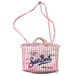 Saint Barth Borsa Tinta Unita con Stampa per Bambina VANITYMINI ROSA SAINT BARTH 