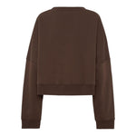 Dsquared2 Felpa Chiusa Tinta Unita con Logo per Bambina DQ2933 MARRONE DSQUARED2 