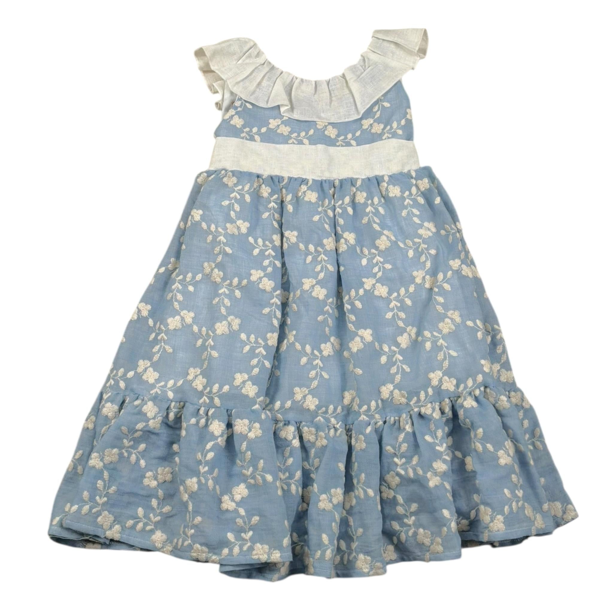 La Stupenderia Abito Giromanica Tinta Unita per Neonata TJAB78X AZZURRO LA STUPENDERIA 