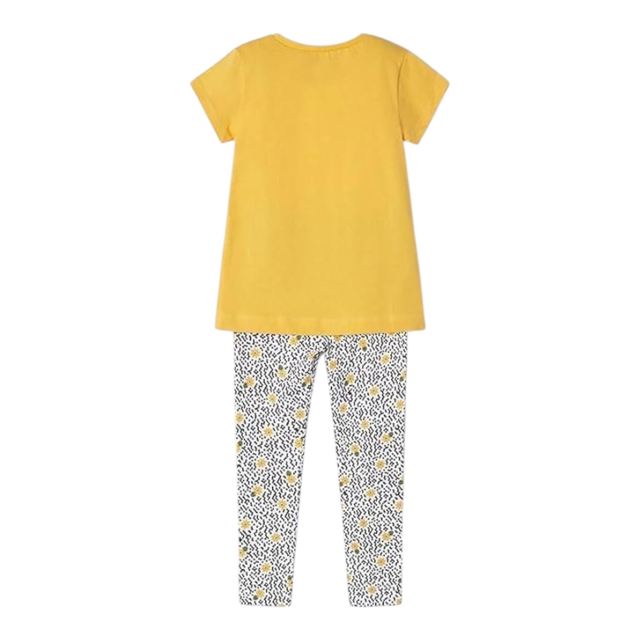 Mayoral Completo 2 Pezzi T-Shirt-Leggins per Bambina 3711 GIALLO MAYORAL 