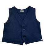 Le Bebe' Gilet Tinta Unita per Neonato LBB5367 BLU LE BEBE' 