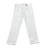 Manuel & Frank Pantalone Tinta Unita con Girovita Regolabile per Bambino MF1050B BIANCO MANUEL & FRANK 