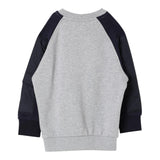 ASPESI felpa bicolore con maniche in contrasto Grigio/blu per Bambino F24039MFM0123 GRIGIO/BLU ASPESI 