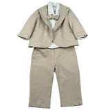 Le Bebe Completo 4 Pezzi Giacca-Pantalone-Camicia-Papillon per Neonato LBB5003 BEIGE LE BEBE 
