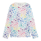STELLA McCARTNEY shirt girocollo tinta unita fantasia stelle Bianco per Bambina TT8B30J BIANCO STELLA McCARTNEY 