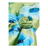 Abel & Lula Abito Giromanica Tinta Unita Fantasia Floreale per Bambina 5069 VERDE ABEL & LULA 