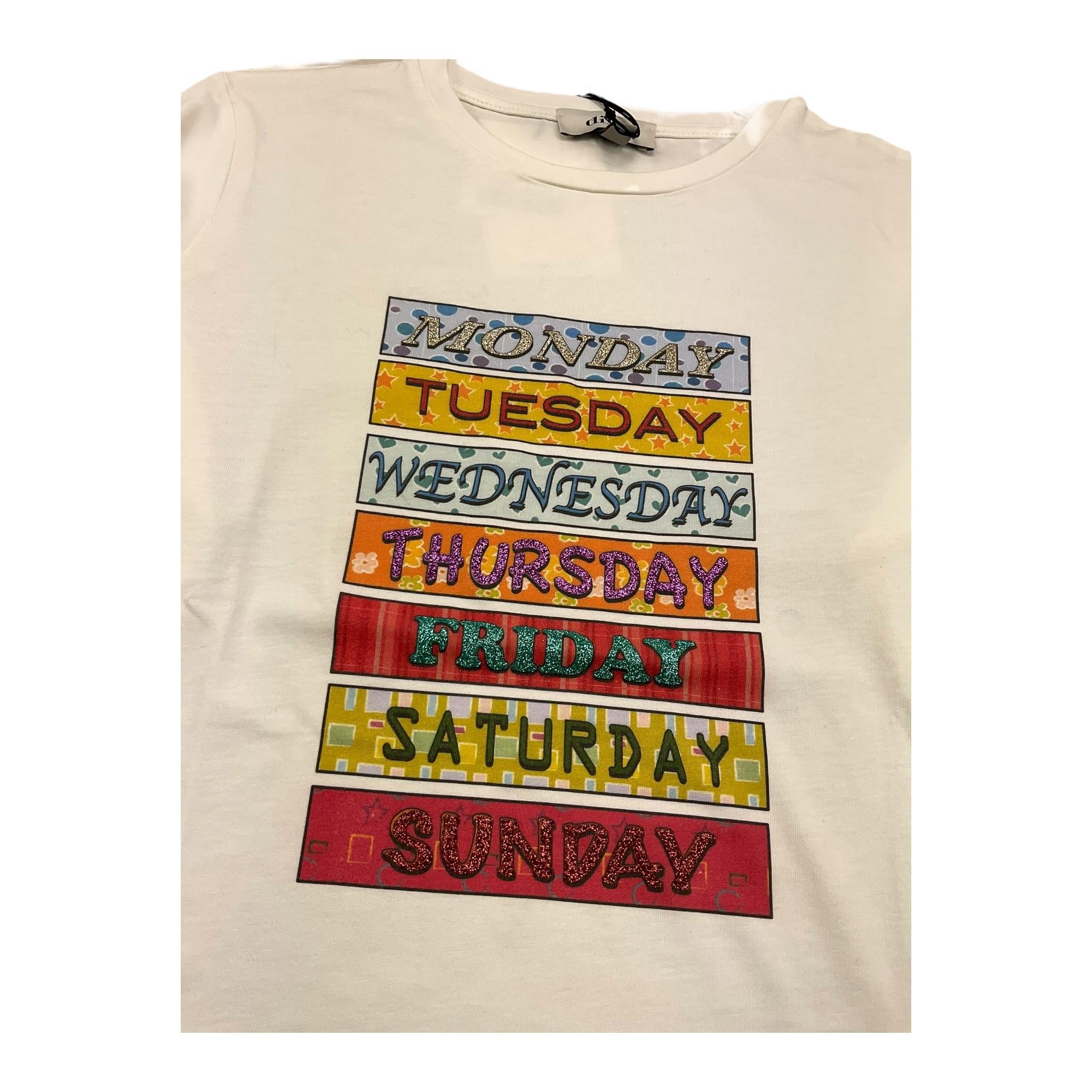 DIXIE shirt girocollo tinta unita cn stampa Panna per Bambina LB43030G56 PANNA DIXIE 