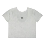 Liu Jo T-Shirt Girocollo Tinta Unita per Bambina GA5127X ARGENTO LIU JO 