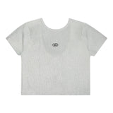 Liu Jo T-Shirt Girocollo Tinta Unita per Bambina GA5127X ARGENTO LIU JO 