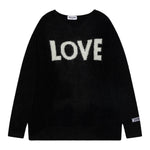 MOSCHINO maglia girocollo tinta unita con stampa in contrasto Nero per Bambina HDW027 NERO MOSCHINO 