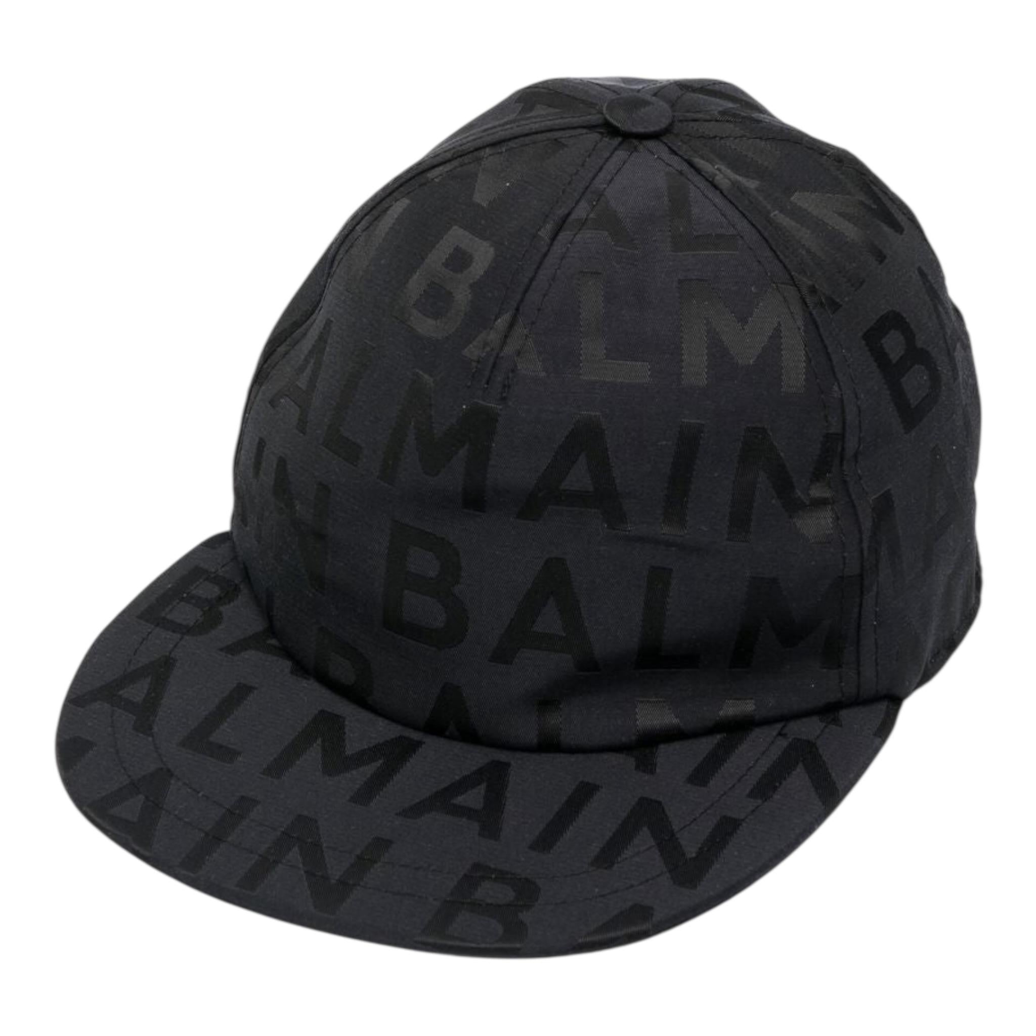 Balmain Cappello Tinta Unita Modello Berretto per Bambino BS0P77 NERO BALMAIN 