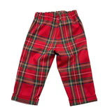 LA STUPENDERIA pantalone modello scozzese con elastico in vita Rosso per Bambino TCPN21J ROSSO LA STUPENDERIA 