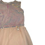 Patrizia Pepe Tuta Giromanica tinta unita con Pailettes Rosa per Bambina 7T0013 ROSA PATRIZIA PEPE 
