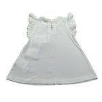 Monnalisa T-Shirt Girocollo tinta unita con Stampa Bianco per Neonata 39A609 BIANCO MONNALISA 