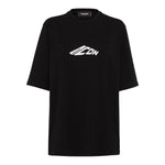 Dsquared2 T-Shirt Girocollo Tinta Unita con Stampa per Bambino DQ2941 NERO DSQUARED2 