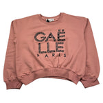 GAELLE felpa chiusa girocollo tinta unita cn stampa logo Rosa per Bambina 2741F00318 ROSA GAELLE 