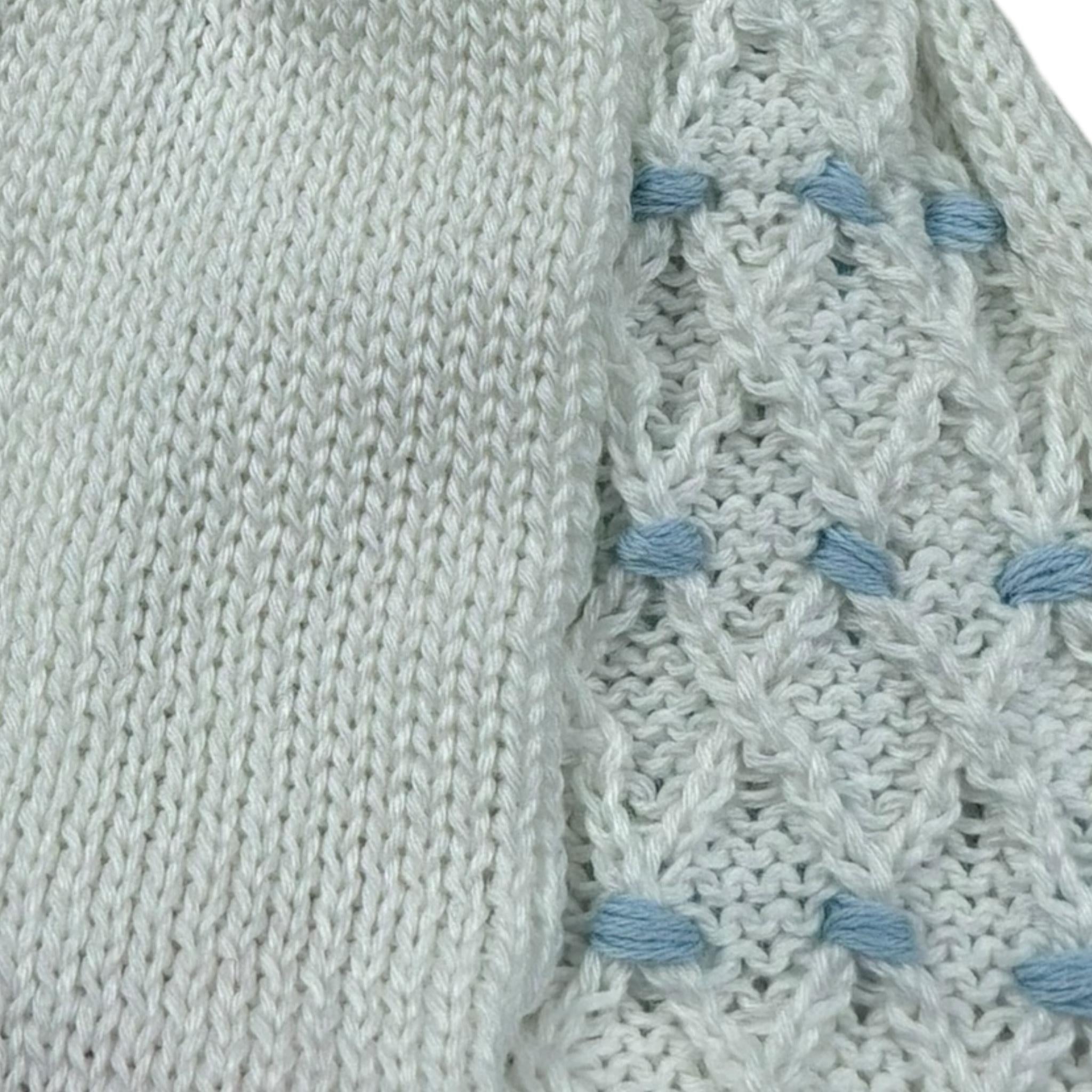 Scaldacuore Cappello Tinta Unita Maglia per Neonato PS14PE24 BIANCO SCALDACUORE 