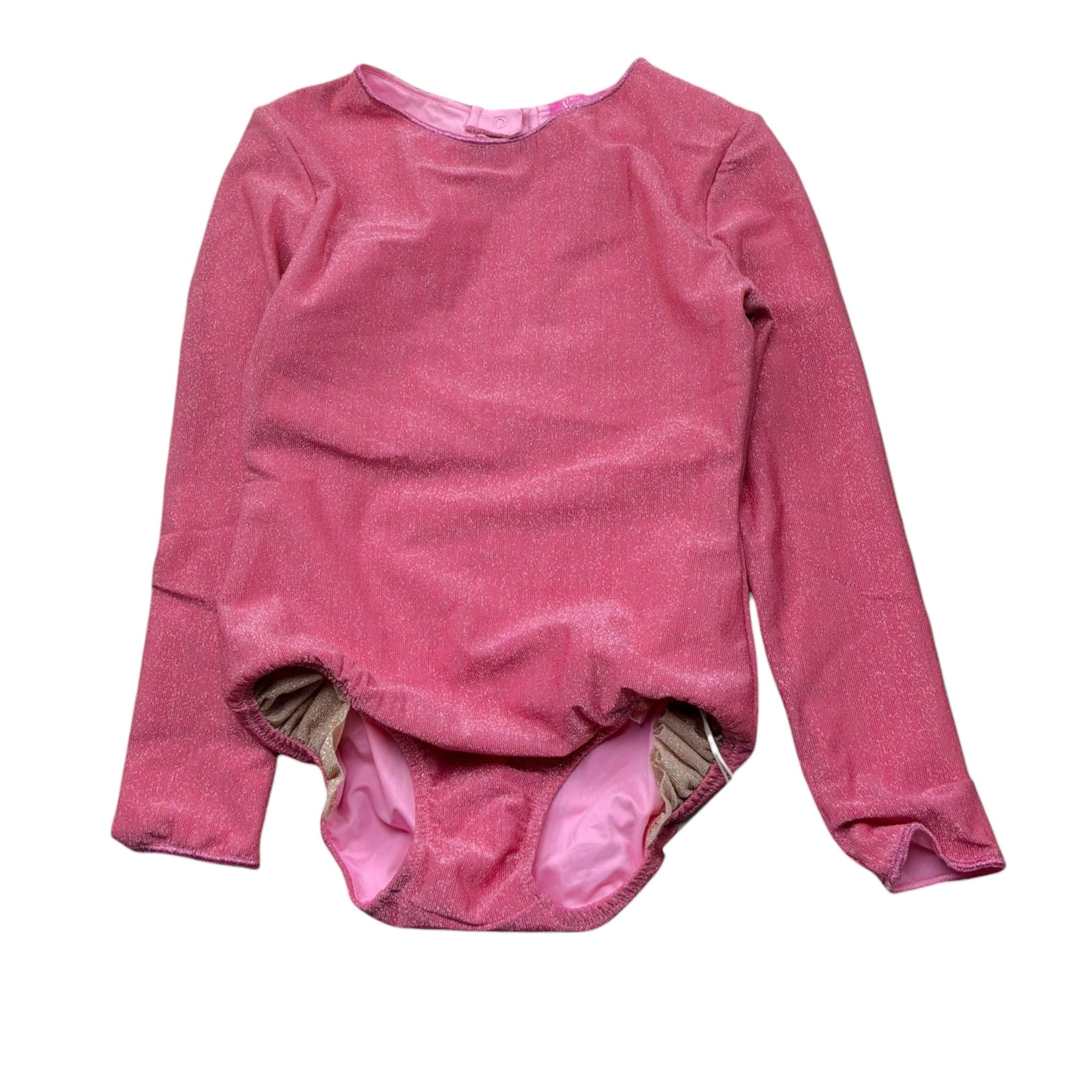 Saint Barth Costume Intero Manica Lunga per Bambina 00064L FUXIA SAINT BARTH 