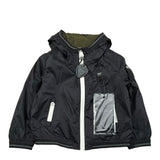 Blauer Giubbino Tinta Unita con Zip E Cappuccio per Neonato 25SBLGC01441N NERO BLAUER 