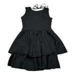 Gaelle Abito Giromanica Tinta Unita con Trafori per Bambina 2746V00398X NERO GAELLE 