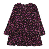 LIU JO abito manica lunga tinta unita stampa fantasia Nero per Bambina GF3220 NERO LIU JO 