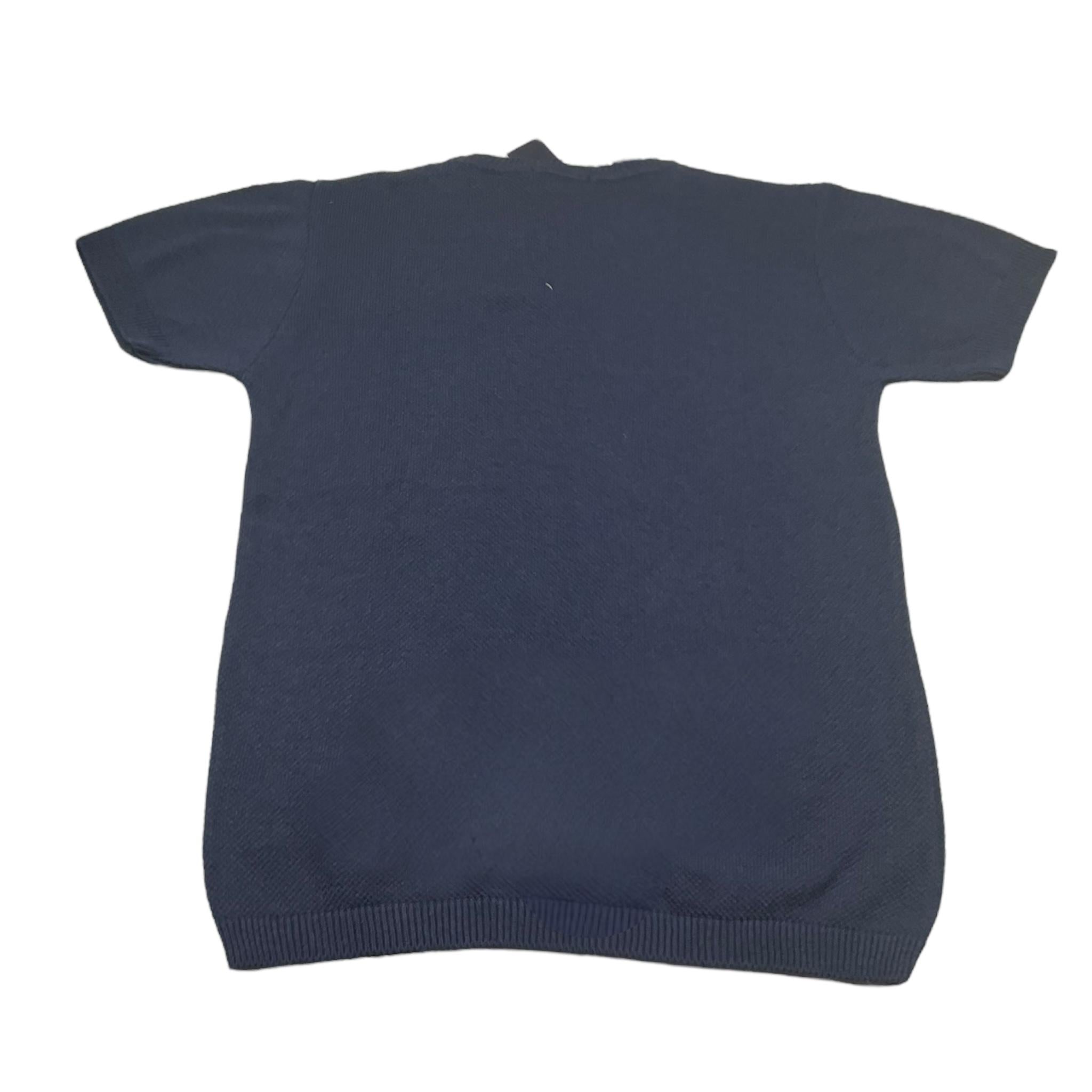 Emanuel Pris T-Shirt In Maglia Mezza Manica Tinta Unita per Bambino ETS3143R BLU EMANUEL PRIS 