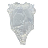 Fun & Fun Body Tinta Unita Giromanica per Bambina FNCBBD01057 BIANCO FUN & FUN 
