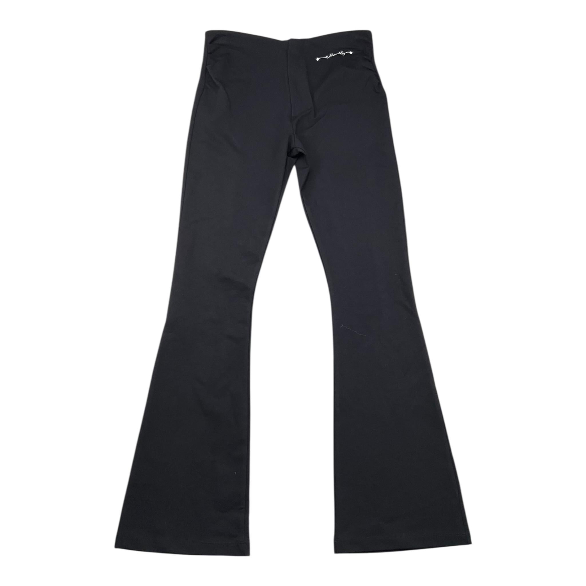 MARC ELLIS pantalone tinta unita modello zampa Nero per Bambina JMJPT00207 NERO MARC ELLIS 