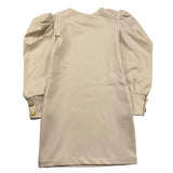 FUN & FUN abito manica lunga tinta unita con maniche a sbuffo Avorio per Bambina FCBDR00133 AVORIO FUN & FUN 