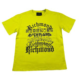 JOHN RICHMOND t-shirt girocollo tinta unita con stampa Verde acido per Bambino RBA25202TS VERDE ACIDO JOHN RICHMOND 