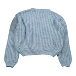 Magil Maglia Girocollo Tinta Unita per Bambina EJRI AZZURRO MAGIL 