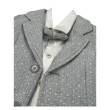 Gastone Completo 4 Pezzi Giacca-Camicia-Pantalone-Papillon per Neonato G1472A GRIGIO GASTONE 