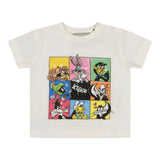 Iceberg T-Shirt Girocollo tinta unita con Stampe In Contrasto Panna per Neonato TSICE5125BXX PANNA ICEBERG 