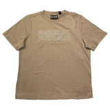 Emporio Armani T-Shirt Girocollo Tinta Unita con Logo per Bambino U6155 BEIGE EMPORIO ARMANI 