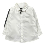 Daniele Alessandrini Camicia Manica Lunga Tinta Unita con Stampa per Neonato 1291C0826X PANNA DANIELE ALESSANDRINI 