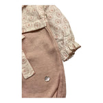 PAZ RODRIGUEZ pagliaccetto manica lunga bicolore Bianco/rosa per Neonata 005121159 BIANCO/ROSA PAZ RODRIGUEZ 