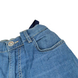 Liu Jo Short In Denim tinta unita con Girovita Regolabile Blu per Bambina GA5100 BLU LIU JO 