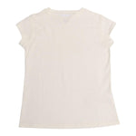 Dou Dou T-Shirt Girocollo Tinta Unita per Bambina DW8A11 BIANCO DOU DOU 