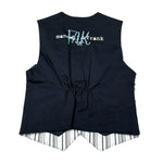 Manuell & Frank Gilet Bicolore Fantasia A Righe per Bambino MF5150B BIANCO/BLU MANUELL & FRANK 