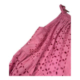 Dixie Abito Bretelline Tinta Unita In Pizzo San Gallo per Bambina AB91240G39 ROSA DIXIE 