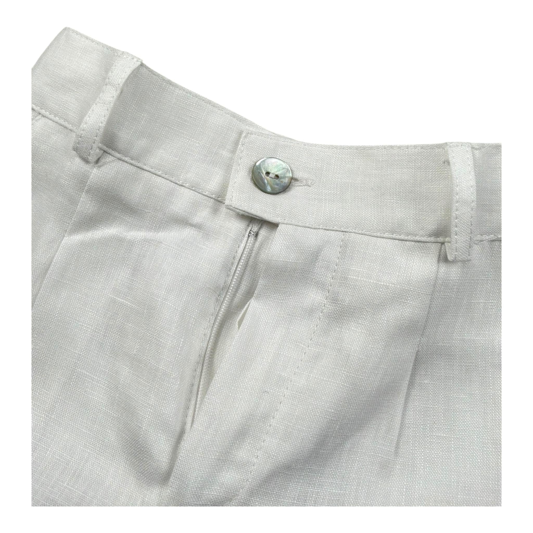 Paio Crippa Bermuda Tinta Unita con Girovita Regolabile per Bambino BOSSO BIANCO PAIO CRIPPA 