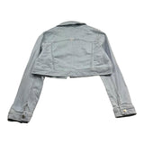 Please Giubbino In Denim Tinta Unita per Bambina JB11012G73 AZZURRO PLEASE 