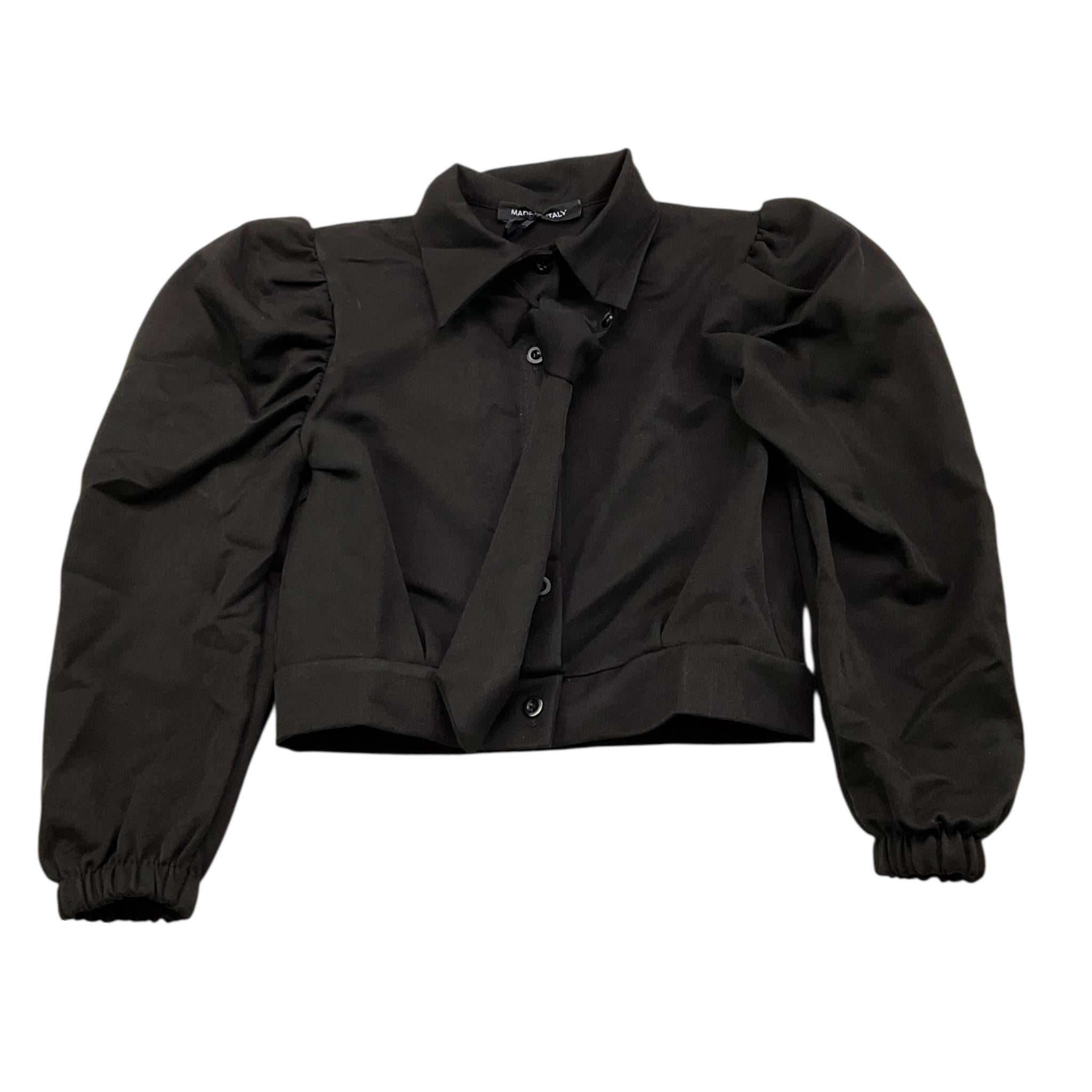 GREAT JOY camicia manica lunga tinta unita Nero per Bambina 0646 NERO GREAT JOY 