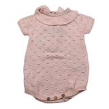 Wedoble Pagliaccetto Mezza Manica Tinta Unita per Neonata V2406305B ROSA WEDOBLE 