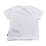 Levi'S T-Shirt Girocollo Tinta Unita con Stampa per Neonato LK6EE806 BIANCO LEVI'S 